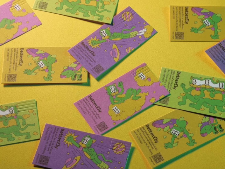 Betterfly printed materials and rack cards