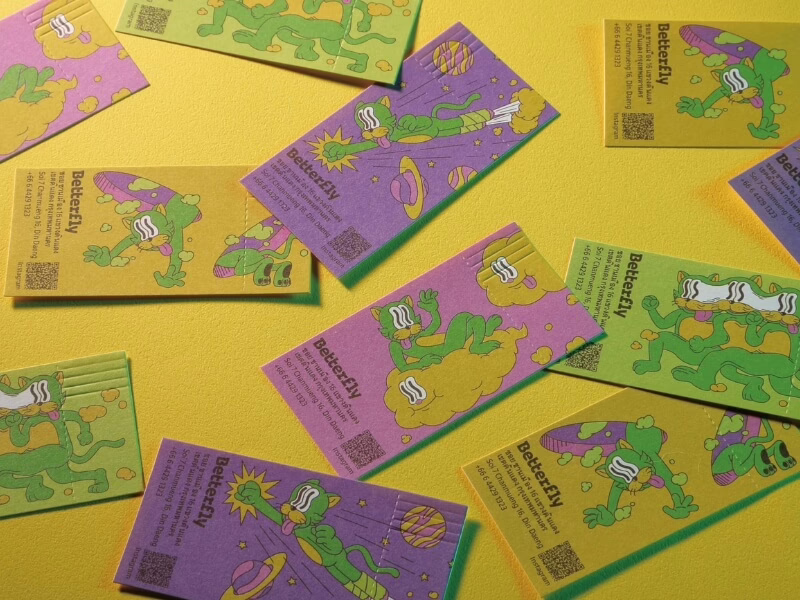 Betterfly printed materials and rack cards