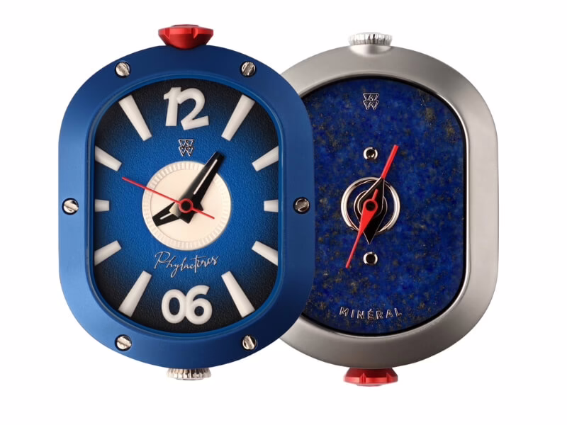 Blue dual-dial W24 (Lapis) front and back