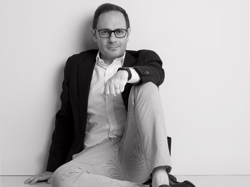 Portrait of furniture designer Paolo Lettieri